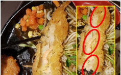 台食肆「大炸蝦」變小蝦3胞胎　蝦尾懷疑是回收重用