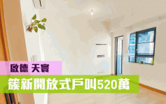 睇樓王｜啟德天寰 簇新開放式戶叫520萬