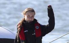 越洋赴西班牙氣候峰會 瑞典環保少女乘船抵里斯本