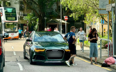 葵涌私家車撞低女童 四肢擦傷倒路旁 一度暈倒抽搐