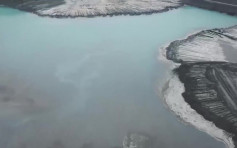 湖北磷石膏庫發生滲漏 長江附近湧出「牛奶水」