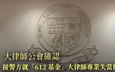 612基金｜大律师公会确认接获警对大律师投诉 执委会调查 