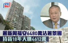 名人沽货｜丽新周福安6480万沽丽景园 持货18年大赚4612万