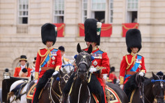 英王查理斯三世加冕後首次閱兵  率領皇室成員參與傳統巡遊