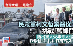 台灣大選．柯文哲︱名醫變政壇怪傑  自詡「白色」政治家挑戰藍綠