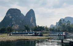 桂林乾旱 漓江旅游船停航 排筏不受影响