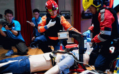 消防处办救护技能挑战赛 模拟枪击现场 考验参赛者救护能力