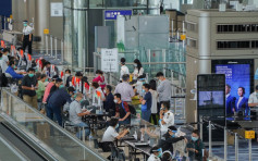 機場中場客運大樓改造成臨時樣本採集中心