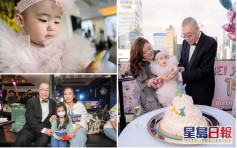 刘诗昆为爱女打造超豪1岁生日派对  甘比带同囡囡祝贺