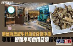 乐富海鱻城牛肝菌致食物中毒 专家揭掺杂不可食用菇类指令供应商停售