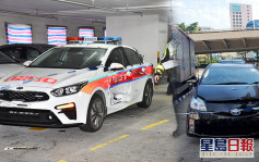 紅磡私家車撞警車案 警方拘捕兩男女