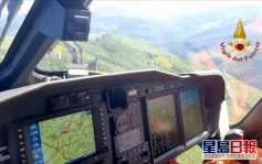 意大利一架失蹤直升機墜毀 5人證實罹難