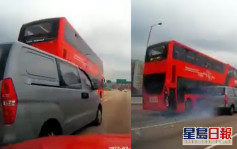 車cam直擊｜貨van楔車罅撞的士巴士 3車收掣不及6車串燒