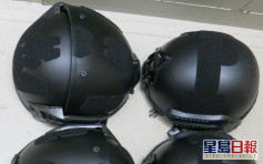 海關警方檢無許可證頭盔面具 拘8男女