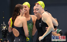 【东京奥运】女子4x100米自由泳接力 澳洲破世界纪录夺金