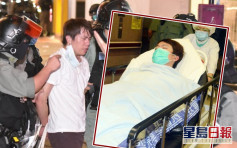 鄺俊宇被指向警員丟水樽 涉公眾地方行為不檢被捕