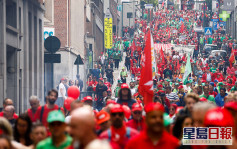不满政府抗通胀不力 比利时7万人首都示威