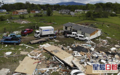 美國南部龍捲風災害死亡人數升至33人