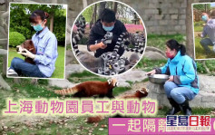 上海逾300動物園員工與動物一同隔離60天 堅守崗位網上直播帶市民遊園 