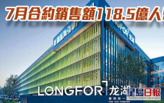 龍湖960｜7月合約銷售額118.5億人幣