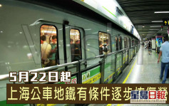上海5月22日起 公車地鐵有條件逐步恢復營運