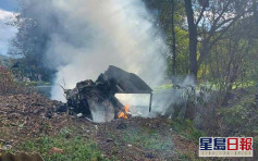 塞爾維亞一架軍用飛機墜毀