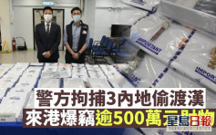 3内地偷渡汉盗逾500万元财物被捕 事主感谢警方迅速破案