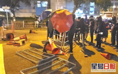 18人涉屯門大興基地外示威堵路 延至8月再訊