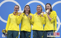 【东京奥运】澳洲女子4x100米自由泳接力破世绩