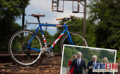 【G7峰會】禮物外交 拜登送約翰遜美製手工單車