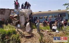 埃及南部火车相撞酿至少32死 疑有人按下紧急煞车掣