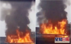 貴州兩車追尾相撞 起火燃燒7人死亡