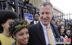紐約市長白思豪女兒因參與抗警暴示威被捕