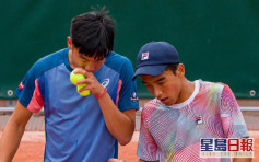 法網青年賽｜黃澤林表現失準 男雙16強意外出局