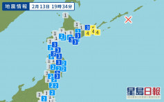 千島群島海域7級地震 日北海道有明顯震感