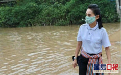 勘災照片泰國高官竟「漂浮水面」 被質疑P圖造假