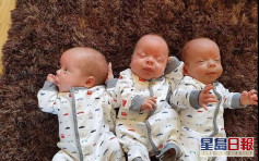 機率僅有兩億分之一 英婦誕下同卵三胞胎