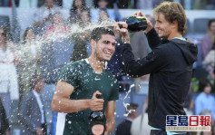 網球│艾卡拉斯連贏三大高手 馬德里賽奪冠現星光