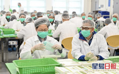 林郑月娥视察罗湖惩教所口罩工场 料可增至月产540万个