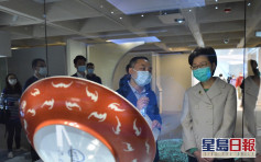 林鄭月娥到訪香港藝術館及文化中心