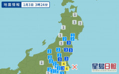 日本千葉縣海域發生5.9級地震 民眾睡夢中驚醒