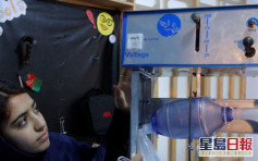 阿富汗少女研究团队用汽车零件做出呼吸机