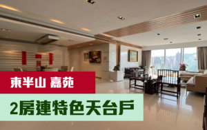 睇樓王｜東半山嘉苑   2房連特色天台戶