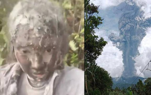 印尼火山爆發灰雲籠罩方圓數公里  登山客至少11死22失蹤