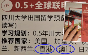 招生簡介港澳被列「國家」  川大學院：有人私製將追責