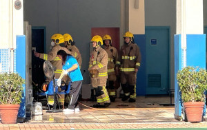 小西灣福建中學實驗室冒煙 消防救熄無人傷