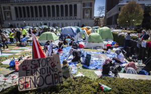 美國大學反以示威持續 白宮：拜登支持言論自由