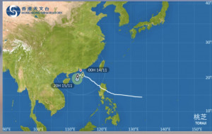 天文台最新資訊｜料桃芝風力周四日間逐漸緩和 視乎兩因素評估改發三號信號時間