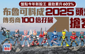 盤點今年新股王 最勁累升602% 布魯可料成2025頭炮 傳券商100倍孖展搶客