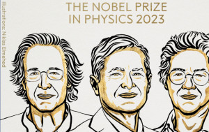 2023诺贝尔奖︱物理学奖：3名研究阿秒光脉冲科学家共同获奖